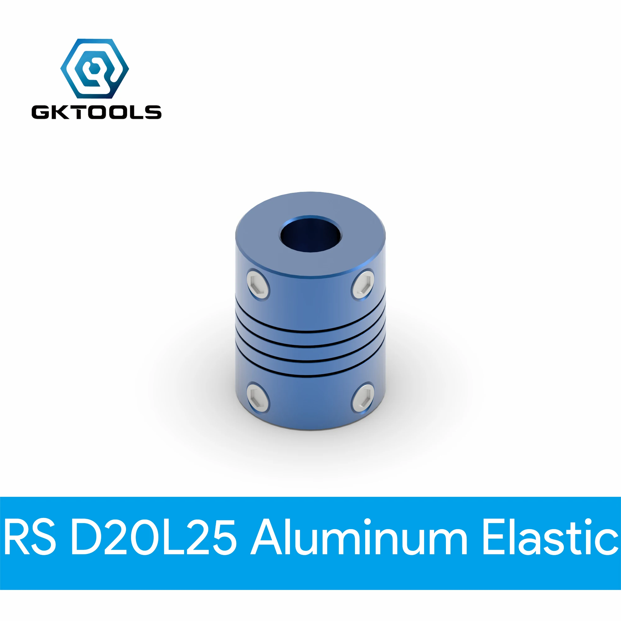 GKTOOLS алюминиевый ЧПУ двигатель челюсти вала СОЕДИНИТЕЛЬ 4 мм до 5 гибкая муфта OD