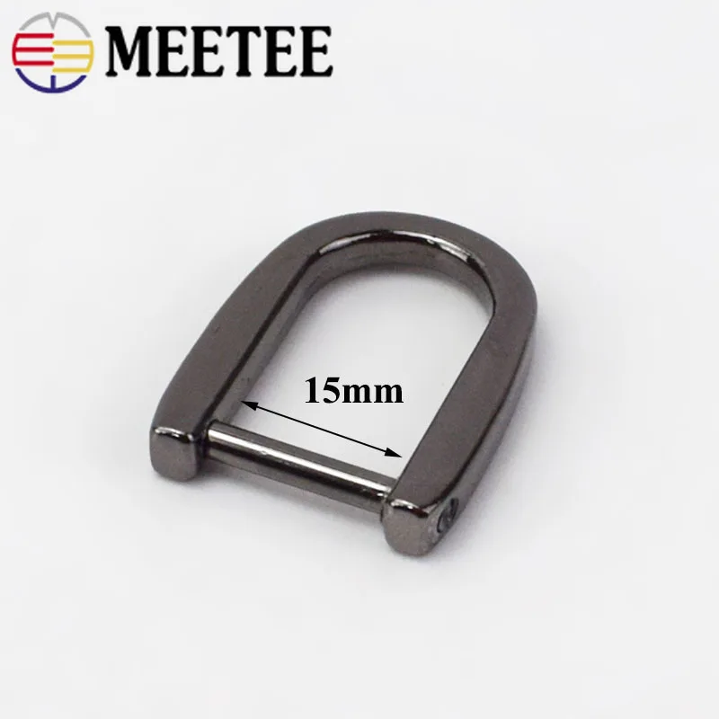 Meetee 5/10/20pcs 15x30mm Detachable D Ring Metal Buckles Bag Belt Luggage Key Chain Clasp Hooks DIY Crafts Accessories AP506 | Дом и сад