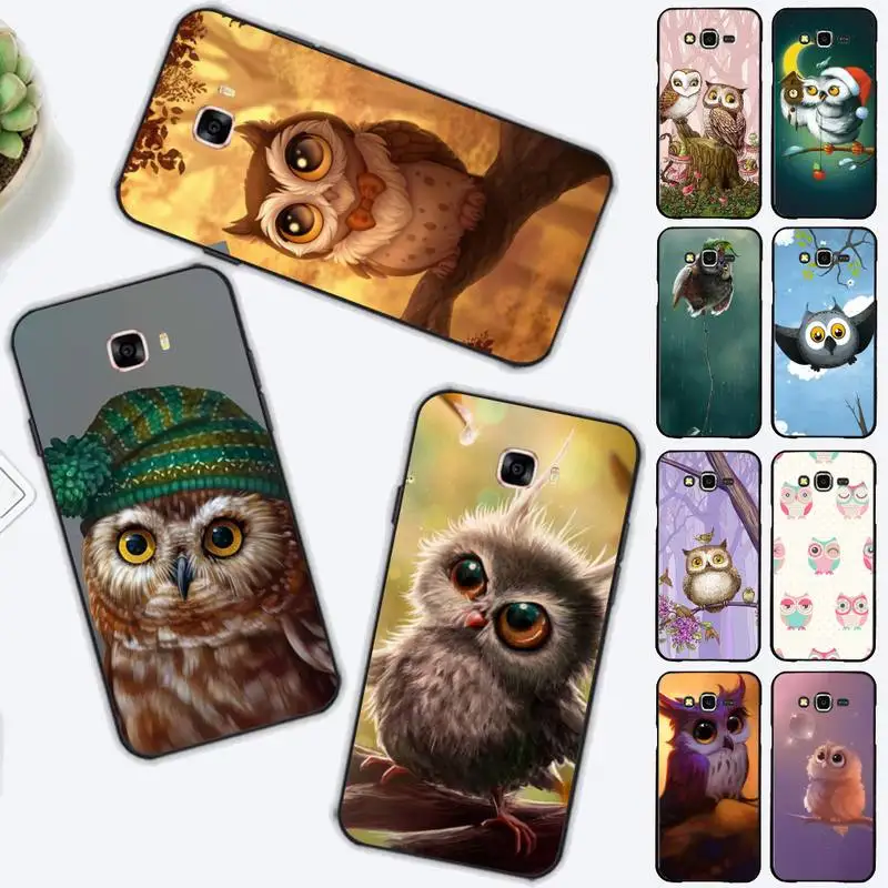 

Owl Phone Case for Samsung J 2 3 4 5 6 7 8 prime plus 2018 2017 2016 core