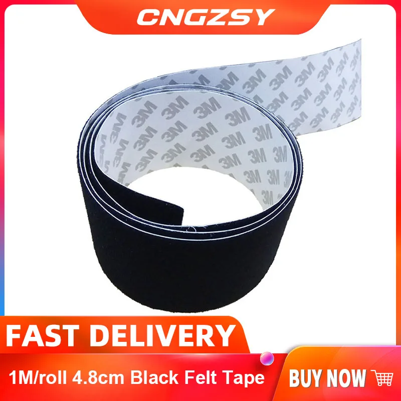 1M/Roll 4.8cm Felt Automotive Wiring Harness Tape For Squeegee Glue Replacement Fabric Car Maintenance Wrap Tools A08-1M