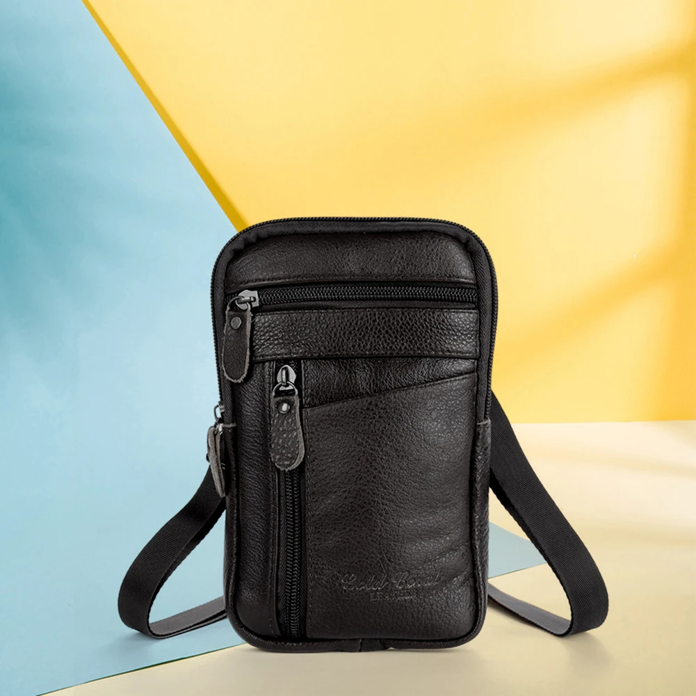 الرجال جلد طبيعي الخصر حزم الهاتف حقيبة كيس حقيبة الخصر الذكور صغيرة الصدر الكتف حقيبة بحزام 2021 مصمم حقائب كروسبودي