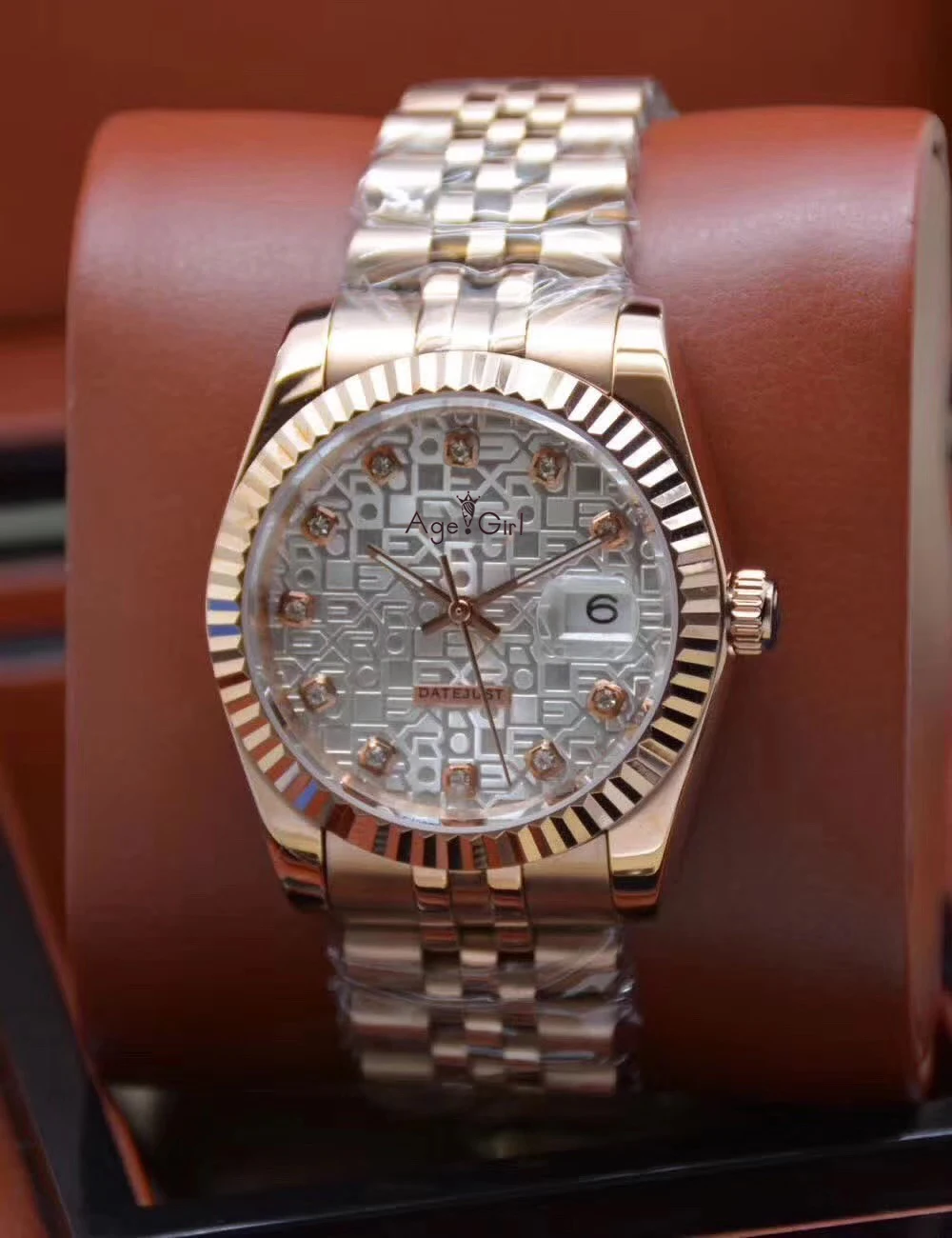 Роскошные брендовые Новые Мужские автоматические механические часы Datejust из нержавеющей стали сапфировые розовое золото синий черный белый бриллианты оболочки часы