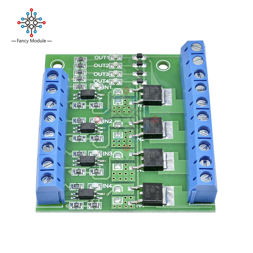 MOS прибор оптрон изоляционный Привод модуль MOSFET 4 Каналы импульсный триггер
