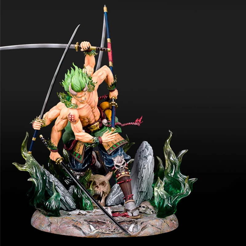 30 см аниме One Piece The Straw Hat Пираты ророноа Зоро санторой сцены статуя экшн фигурка