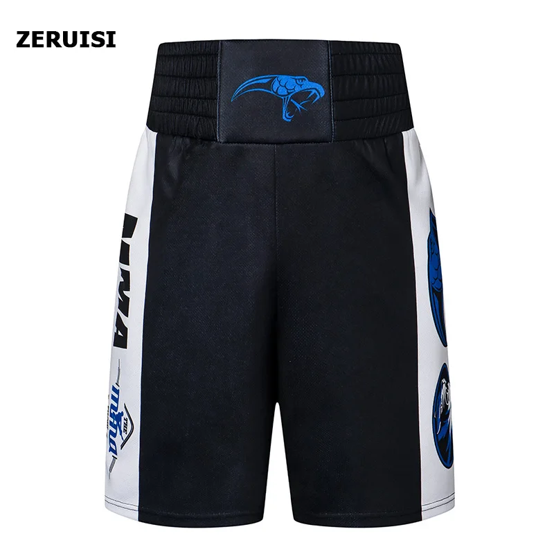 Мужские шорты для фитнеса бодибилдинга боксерские трусы MMA спортивные