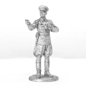 Генерал-полковник И С Конев 1942 год СССР - оловянный солдатик фигурка 54 мм B56