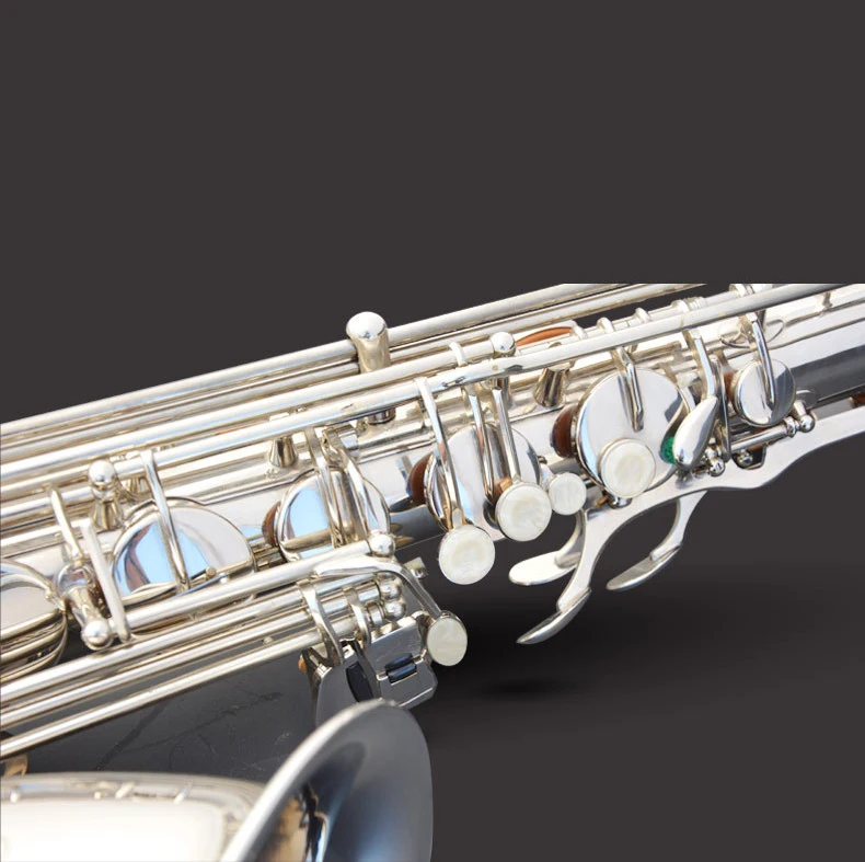 Silver With Nickel Plated Instrument Accessories China Sax Professional Bb Tenor Saxophone | Спорт и развлечения