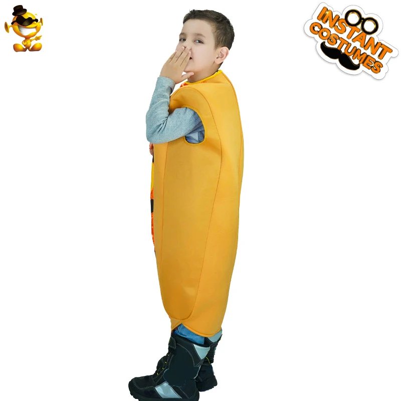 Детские забавные костюмы хот догов унисекс карнавальные рождественские