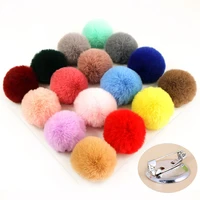 810cm fluffy plush pom pom diy handmade sewing crafts faux fox fur ball for hat scarf keychain pendant accessories