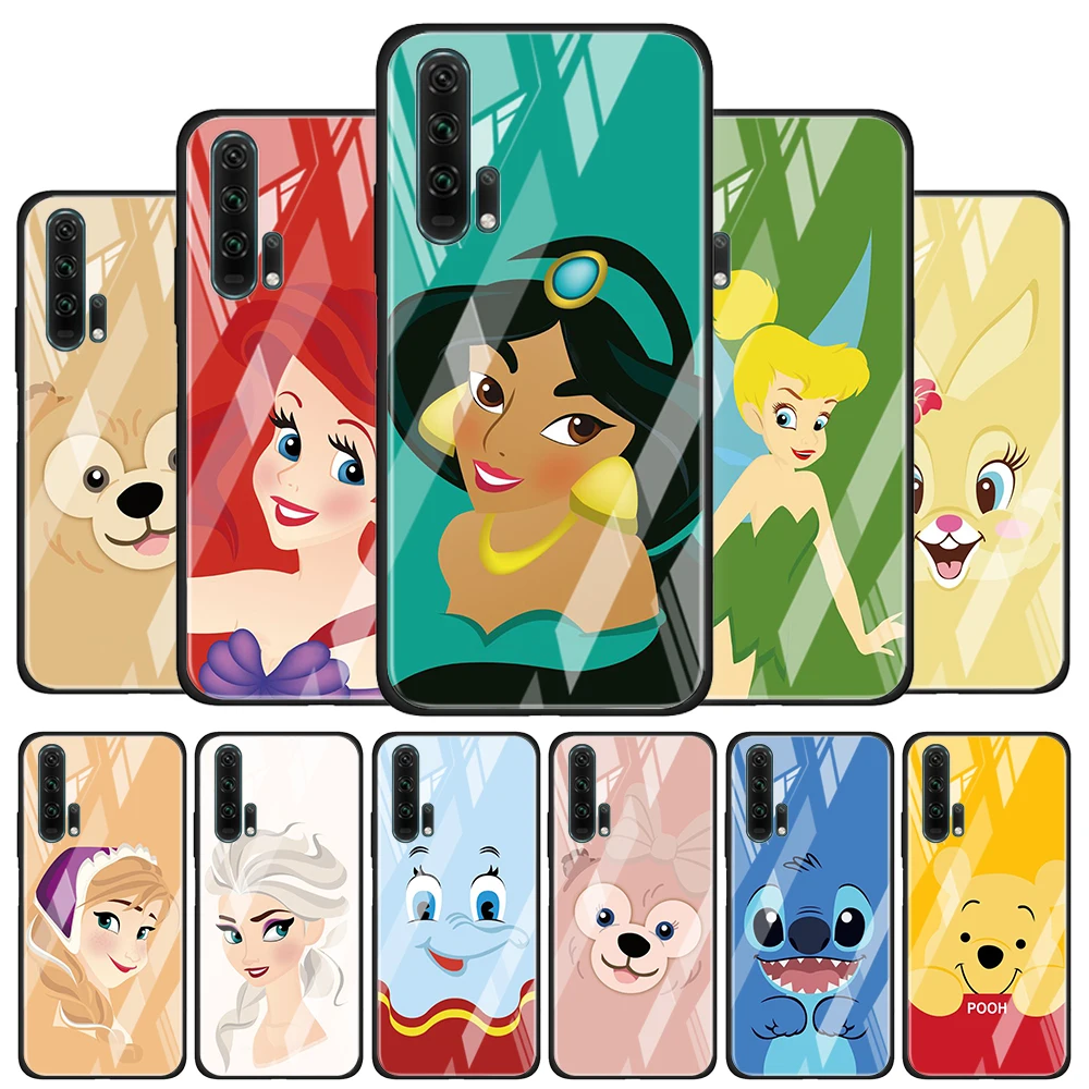 

Disney cute cartoon animals for Honor 30 20 10 9X Pro Plus Lite 8X Huawei Y8P Y6P Y5P Y9 Y7 Y6 2019 Tempered Glass Phone Case