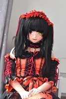 KGM 15 Crossdressing Girl BJD Doll DATE A LIVE Comic Mask Realistic Silica Tokisaki Kurumi Cosplay Kigurumi Crossdresser Mask