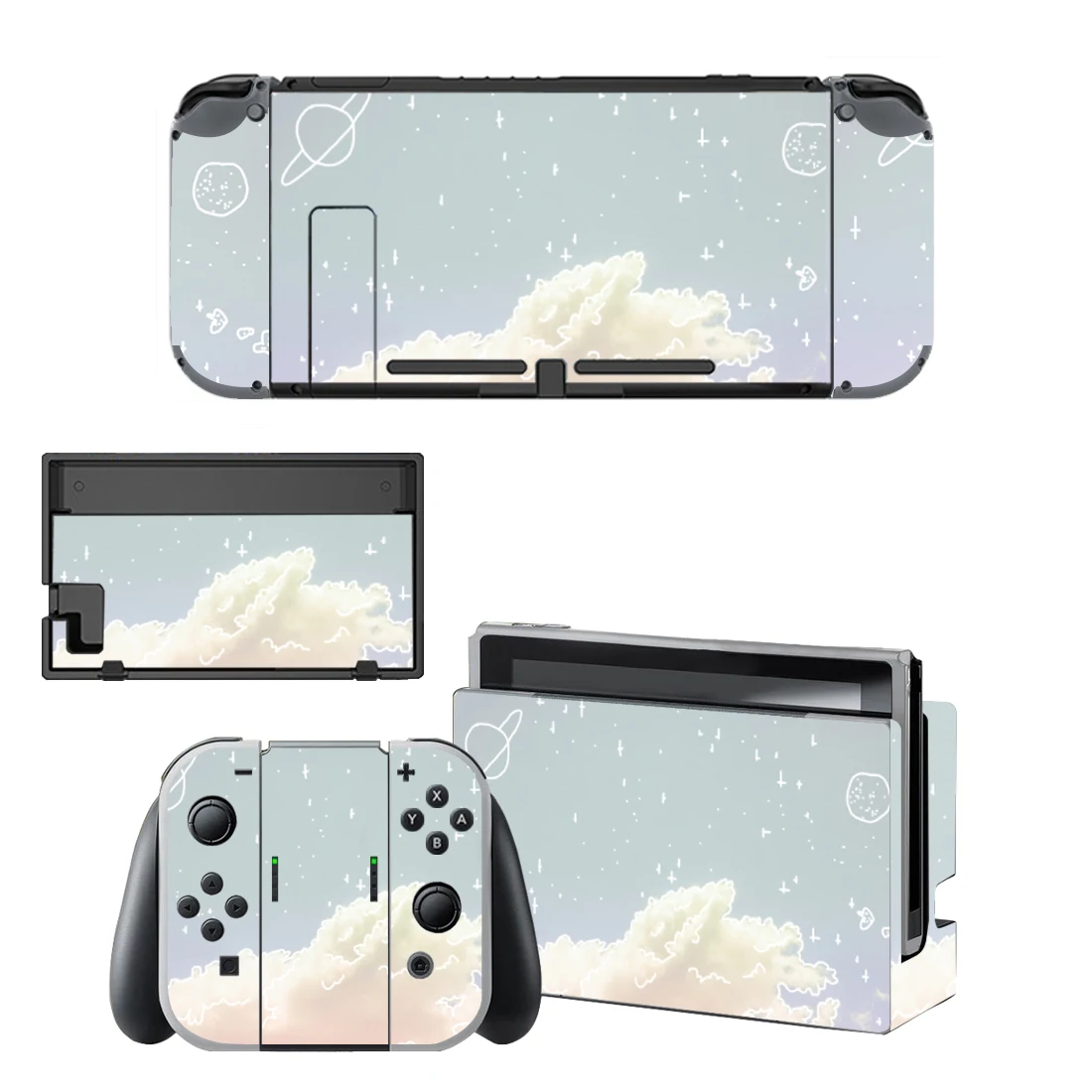 Starry Sky Cloud Nintendo Switch Skin Sticker NintendoSwitch stickers skins for Nintend Switch Console and Joy-Con Controller