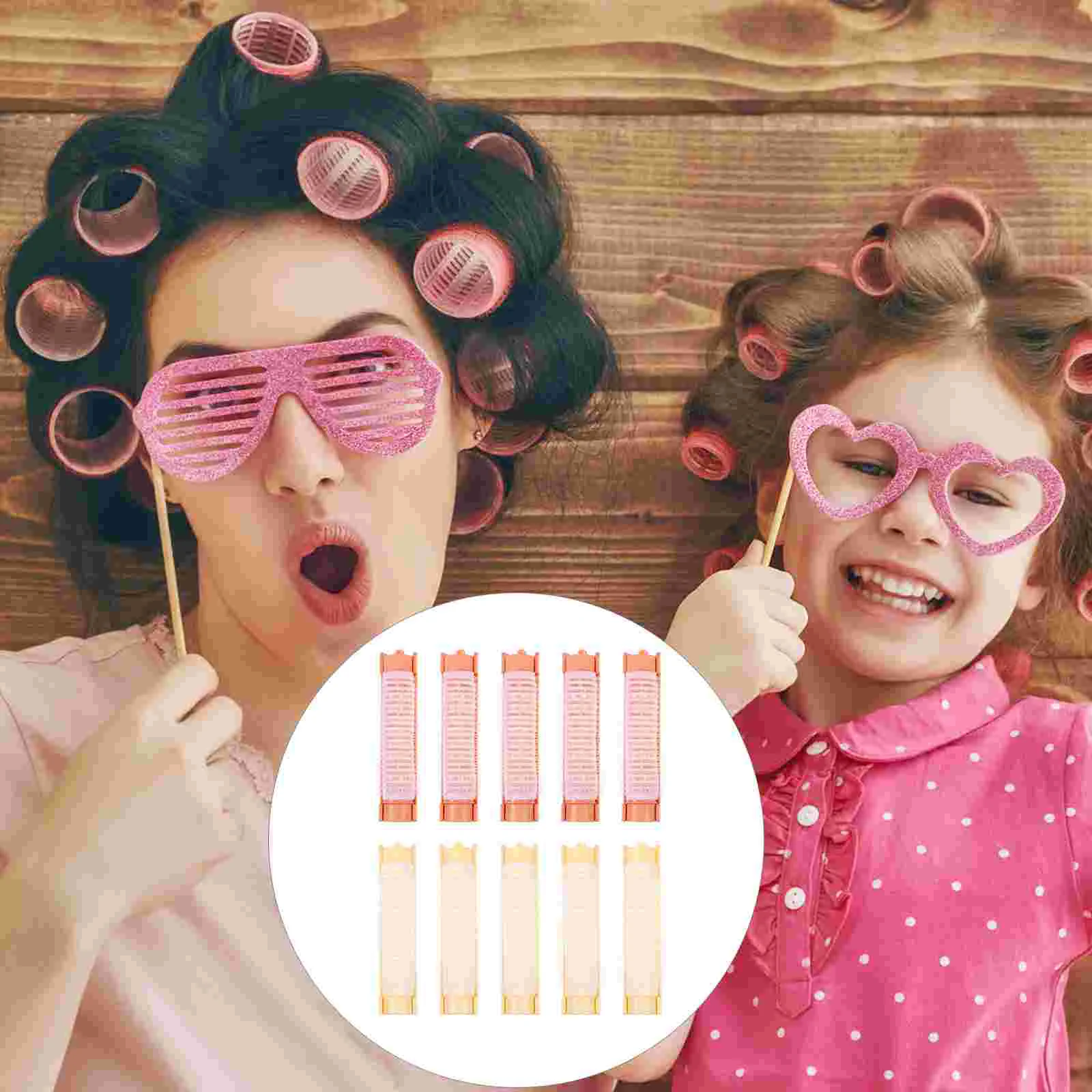 

10pcs Self Grip Hair Roller Cold Wave Rods Curly Hair Styling Roller Hair Curler