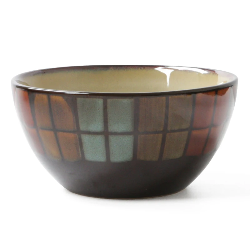 Японская креативная керамическая чаша в стиле ретро для общежития 6 дюймов