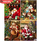 HUACAN картина алмазная Дед мороз Алмазная мозаика рождество алмазная вышивка 5d Декор детской комнаты