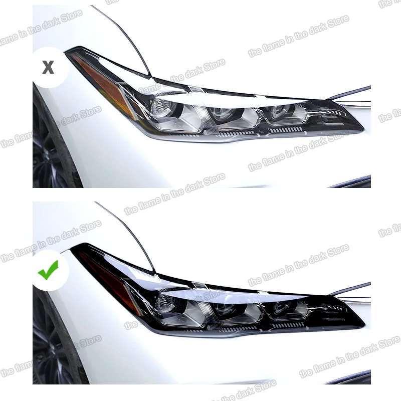 

Защитная пленка против царапин для автомобильных фар toyota avalon 2018, 2019, 2020, 2021, 2022, стикер для аксессуаров, стильный спортивный аксессуар