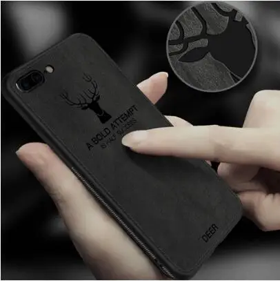 Ретро тканевый чехол для Apple iPhone XR XS MAX X Ткань потертая жесткая задняя крышка
