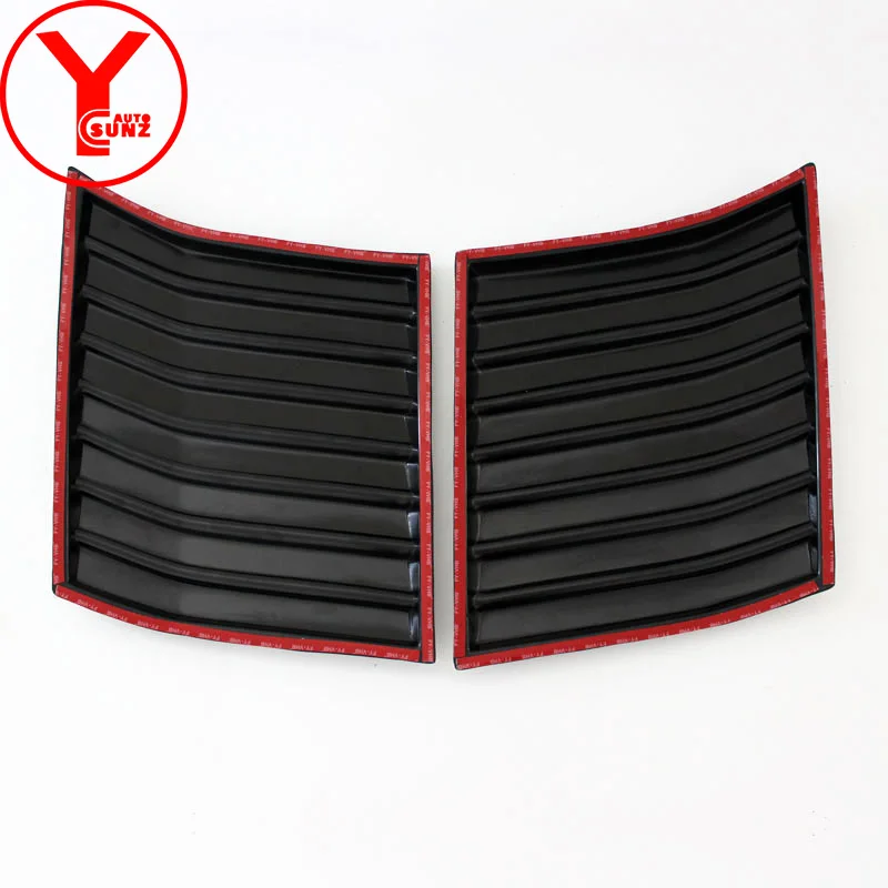 YCSUNZ Текстурированная Черная боковая крышка капота автомобильные запчасти