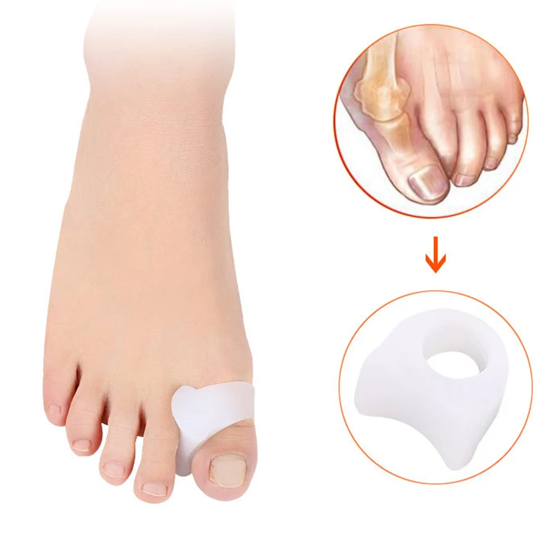

1 пара, силиконовые разделители большого пальца ноги
