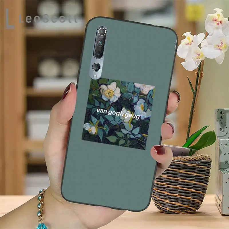 

Great art van Gogh Mona Lisa Phone Case For Xiaomi Redmi 7 8 9t a3Pro 9se k20 mi8 max3 lite 9 note 9s 10 pro