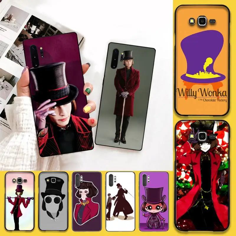 Чехол для телефона PENGHUAWAN willy wonka DIY с принтом Samsung Galaxy J7 J8 J6 Plus 2018 Prime Note 7 8 9 10