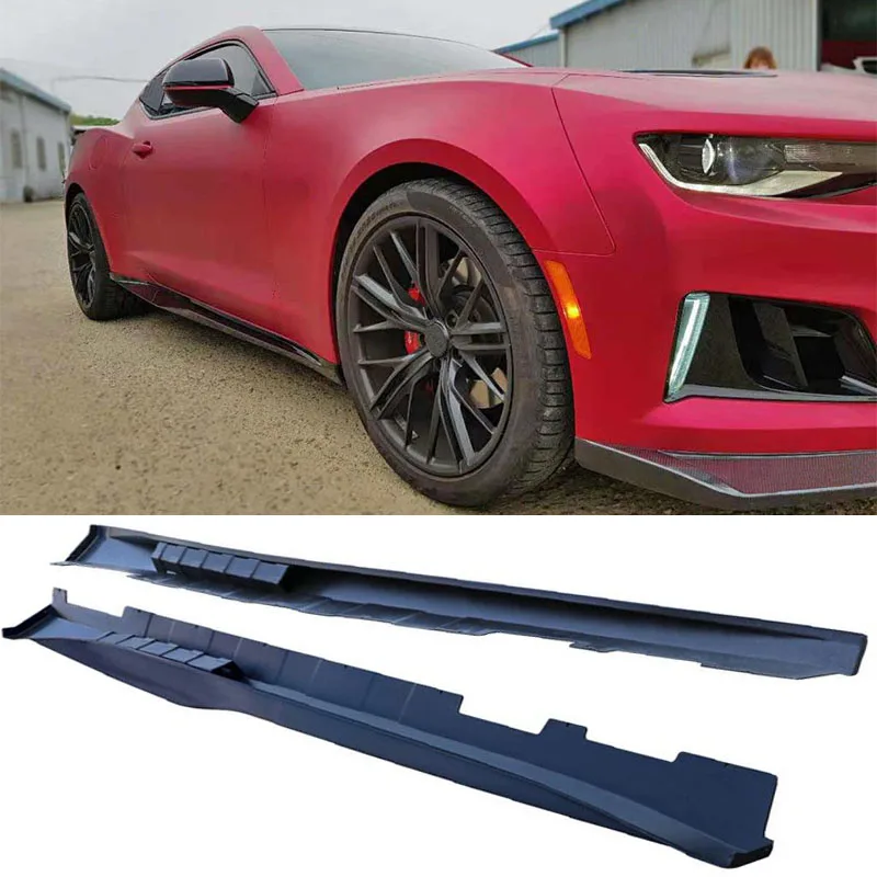 ПП комплекты кузова автомобиля боковые юбки для Chevrolet Camaro Coupe 2 двери 2017 Боковая