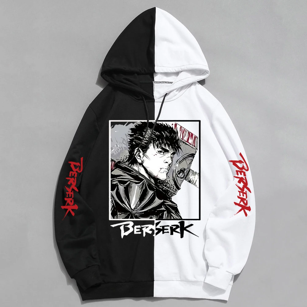 Cool Berserk Hoodies Mens Women Casual Sweatshirt Teenager Boys Girls Fashion Long Sleeve Pullovers Patchwork Hoodies Male
Cool Berserk Hoodies Mens Women Casual Sweatshirt Teenager Boys Girls Fashion Long Sleeve Pullovers Patchwork Hoodies Male