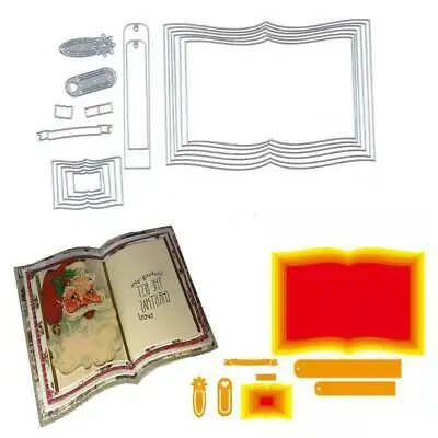 DIY штамп для высечки книг штампы тиснения ремесло набор металлических штампов |