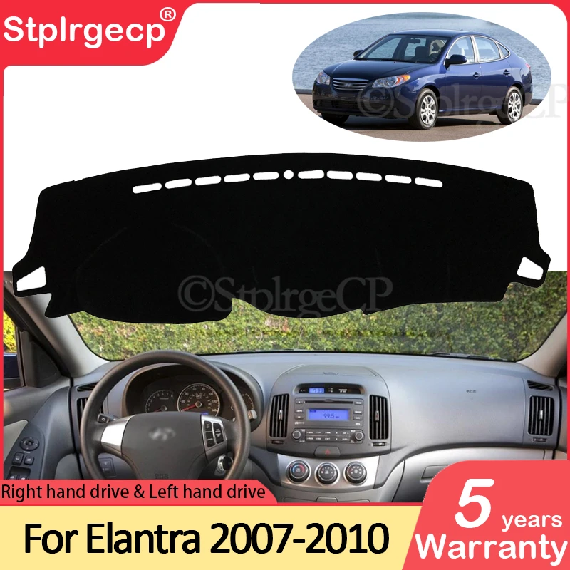 

Противоскользящий коврик для Hyundai Elantra 2007 2008 2009 2010 HD Avante I30, накладка на приборную панель, Солнцезащитный коврик, защитные аксессуары для авто...