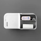 Держатель для туалетной бумаги GURET, портативный поднос для туалета, бытовой держатель для хранения, коробка для хранения без перфорации, Бытовые аксессуары для ванной комнаты