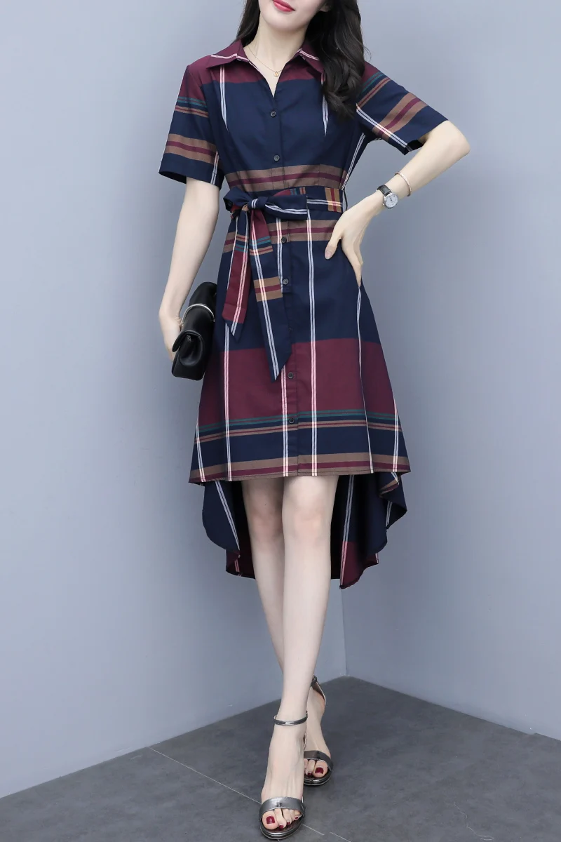 

Korean Patchwork Plaid Dress For Women 2021 Summer Spaghetti Strap Slip Dress Lady Elegant High Waist A Line Vestido Midi