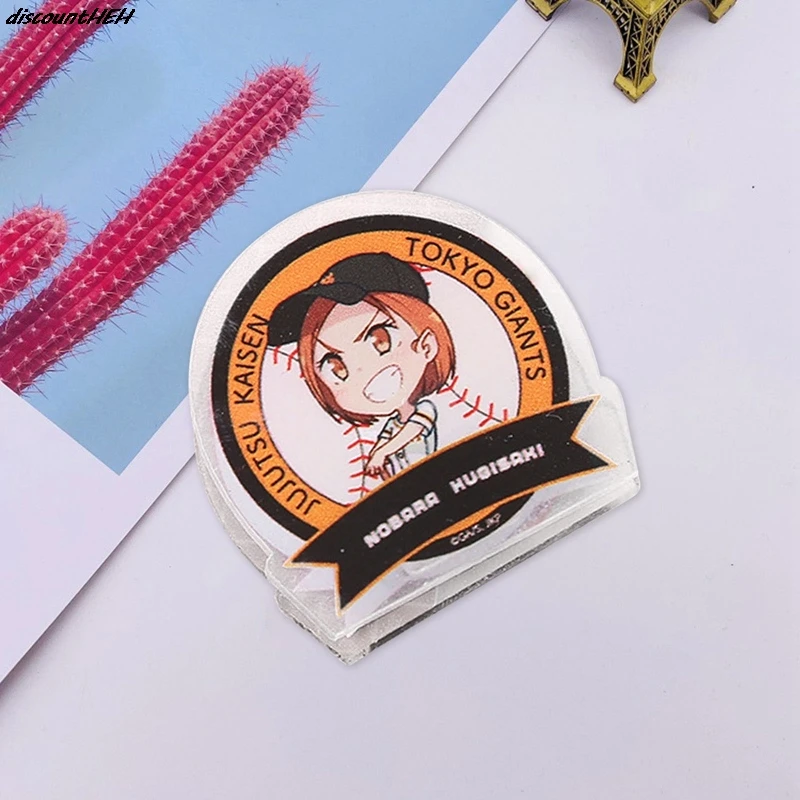 

Anime Jujutsu Kaisen Cute Creative Acrylic PP Note Clamp Binder Clips Fushiguro Megumi Satoru Notes Letter Paper Clip