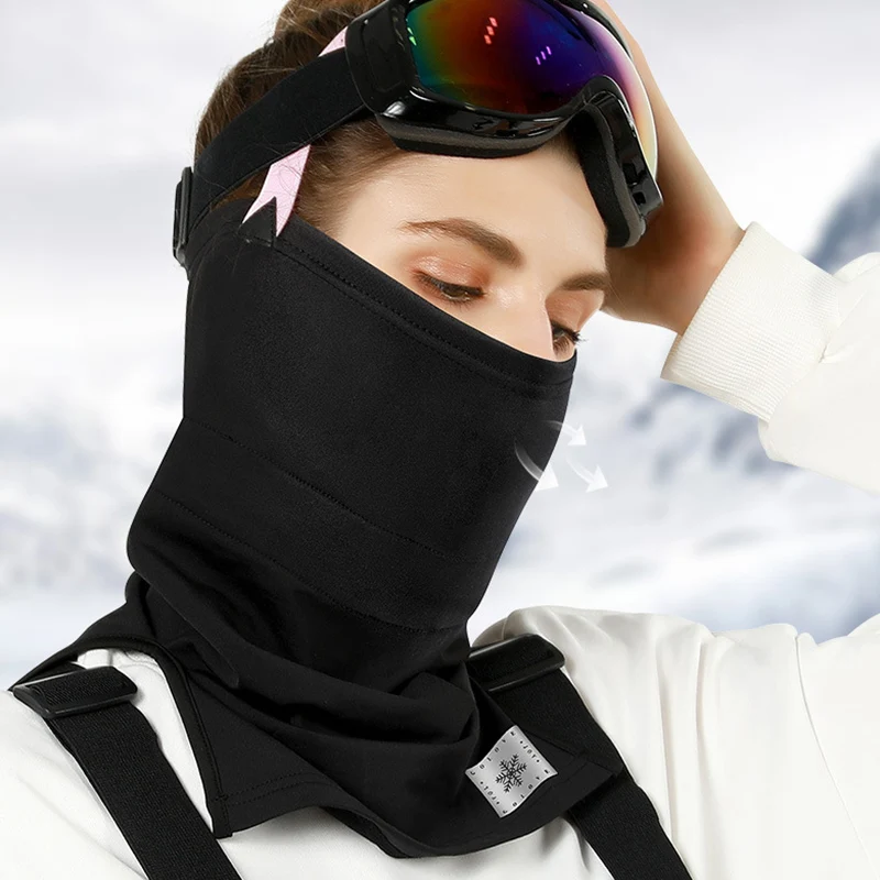 Циклический лицевой покров бандана зимняя термофлисовая трубчатая шарф-антискользящий повязка на голову гейтер шеи теплее велосипедных беговых походных шарфов.