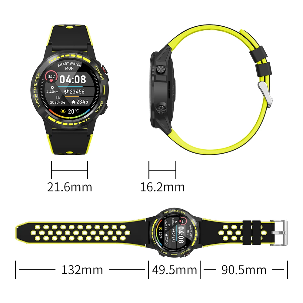 

GPS Sport Smart Watch men 2021 IP68 smartwatch man Compass Barometer Altitude Outdoor waterroof smart watches