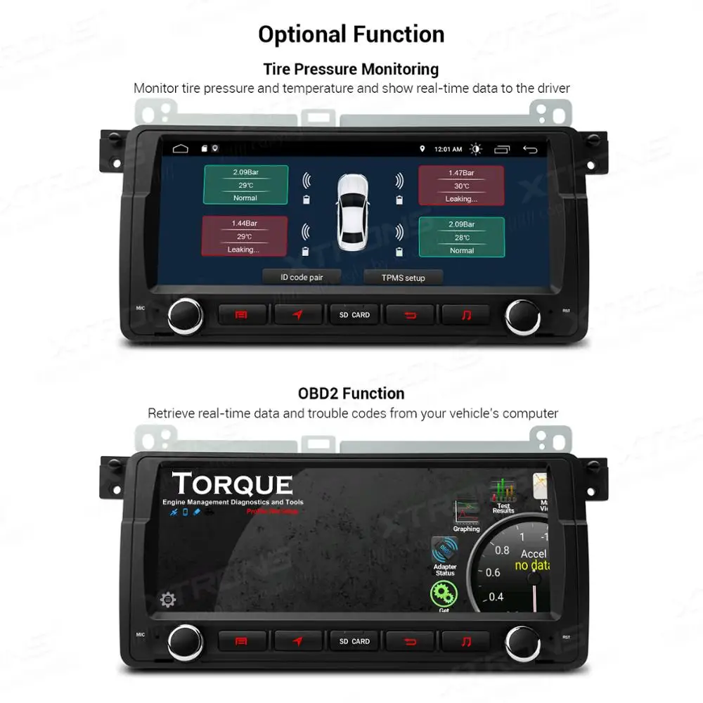 Автомобильный стерео видеорегистратор XTRONS 8 дюйма Android 10 0 GPS DSP RCA выход OBD радио DVR