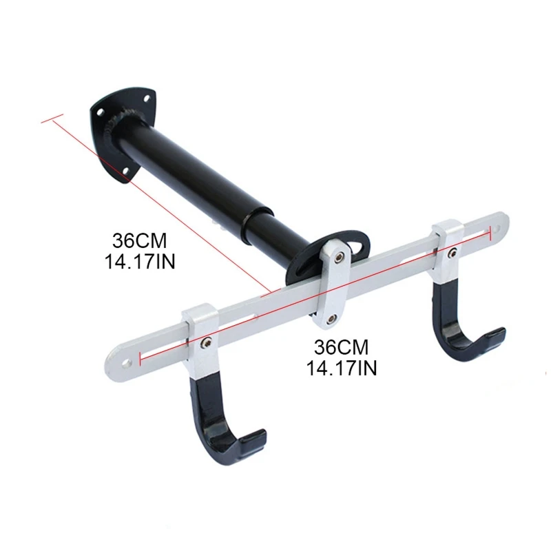 

Indoor Horizontal Wall Mount Bike Storage Rack Safe Secure Cycling Hanger Holder Bicycles Hook Hang Road Mountain Bike