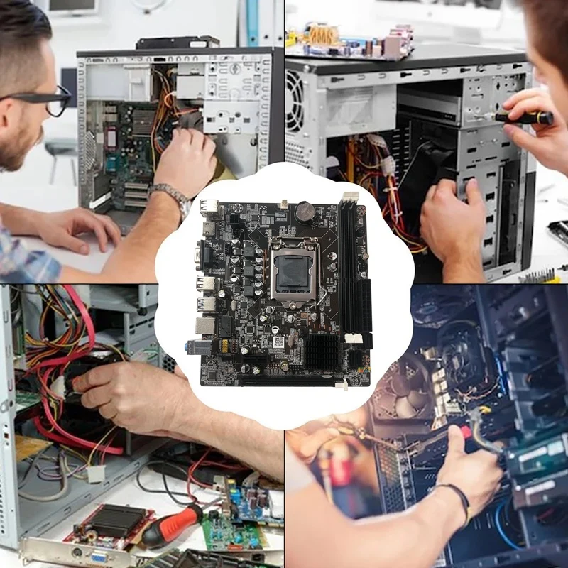 Комплект материнской платы B75 с процессором I3 2100 LGA 1155 2XDDR3 1066/1333/1600 МГц ОЗУ USB3.0 SATA3.0
