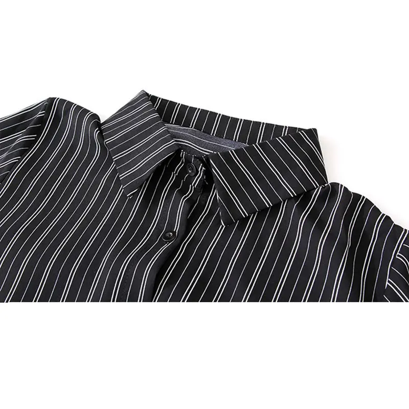 Модные шифоновые полосатые платья XITAO с имитацией двух рядов женское платье