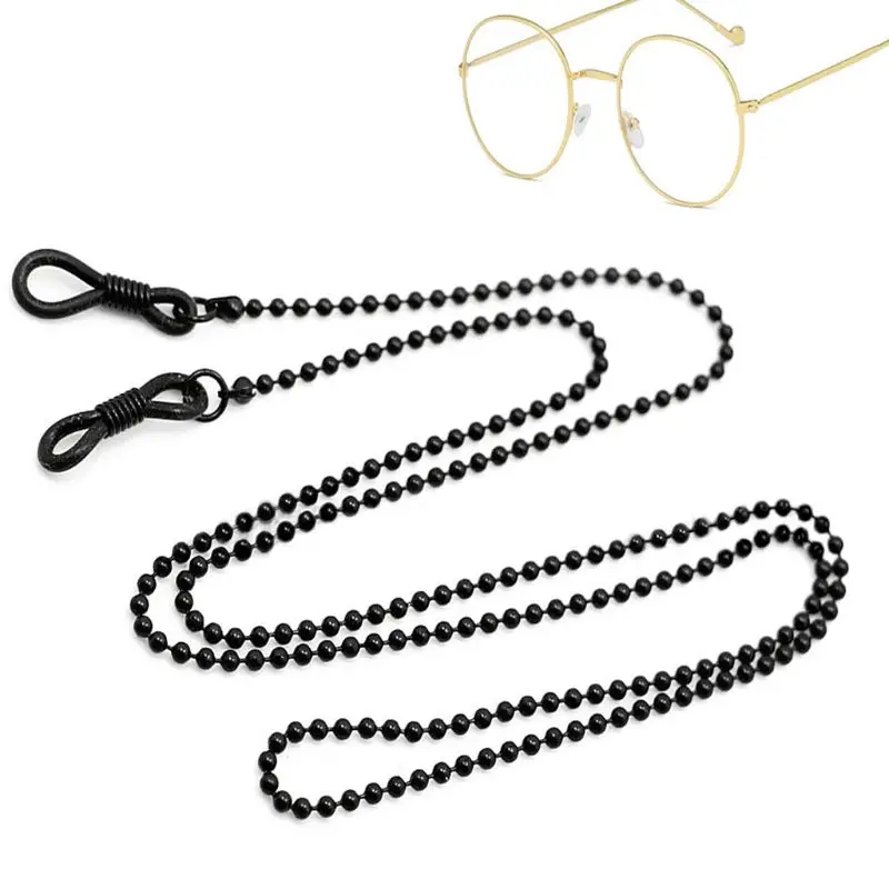 

Black Metal Sunglasses Chain Fashion Non-slip Hanging Glasses Decorations M2EB