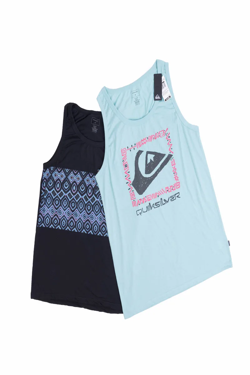 Майка мужская Трикотажная синего и черного цвета без рукавов | Мужская одежда