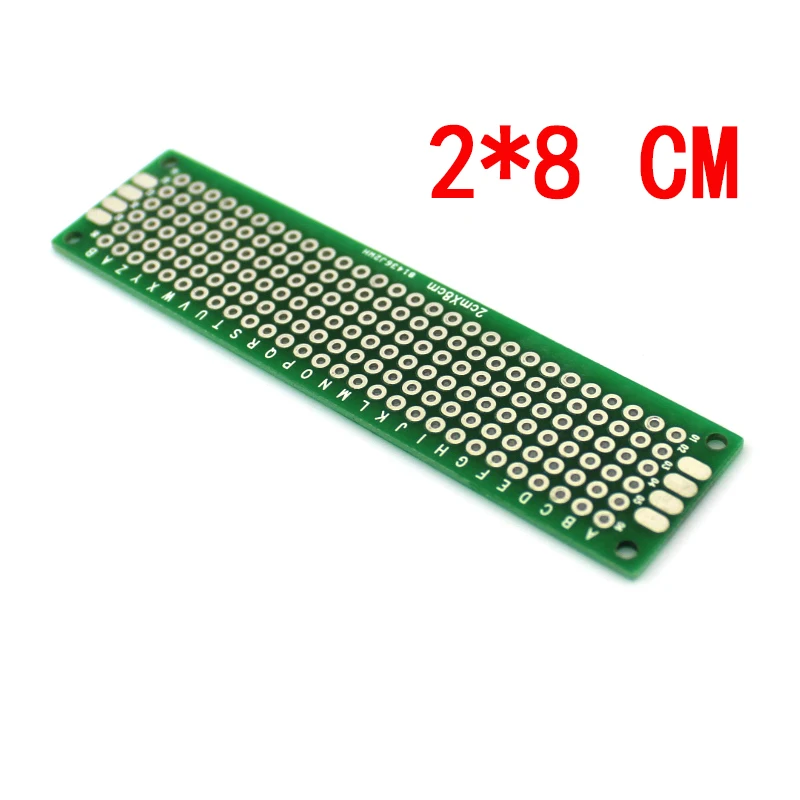 5pcs/lot 2x8cm Double Side Prototype PCB diy Universal Printed Circuit Board - купить по выгодной цене |