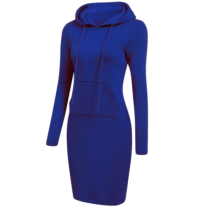 Женская Длинная толстовка с капюшоном новинка весны-осени 2019 модное Свободное