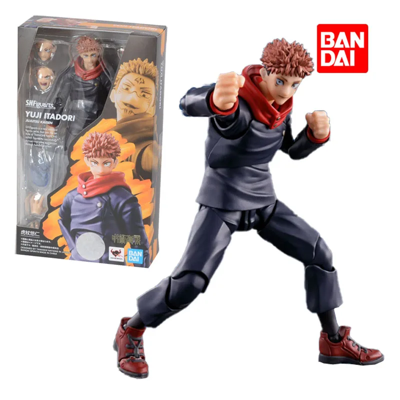 

Фигурки героев аниме Bandai jujewellsu Kaisen Itadori Yuji SHF, ABS, коллекционные фигурки, игрушки, подарок на день рождения, 15 см