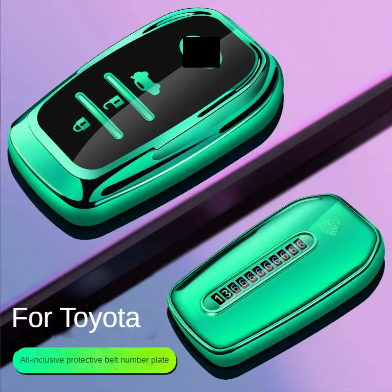 

Мобильный телефон чехол для ключа с номерным знаком подходит для Toyota