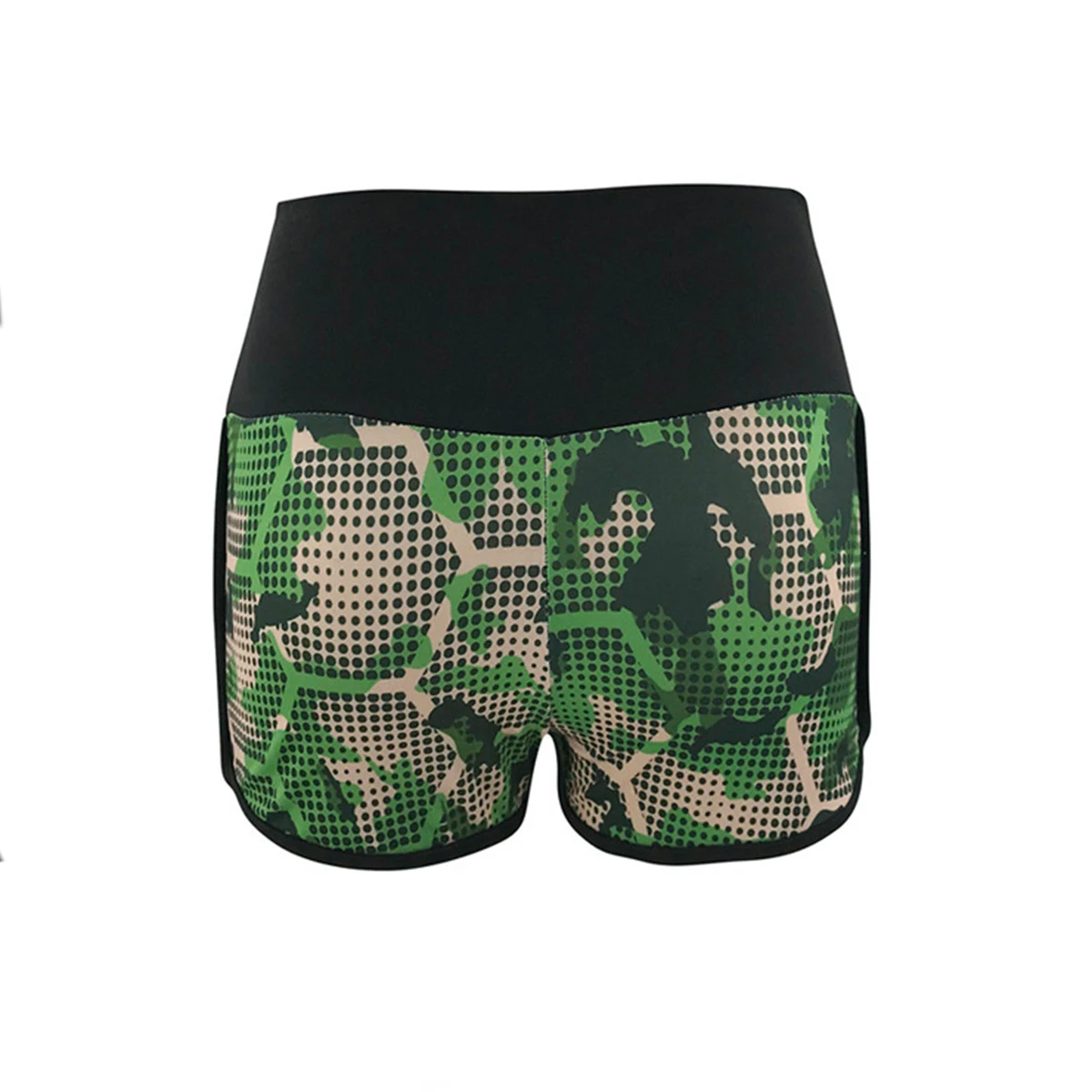 

Hot Women 2020 Summer Camouflage Short Trousers Elastic Waist Shorts Casual Ladies Cycling Shorts