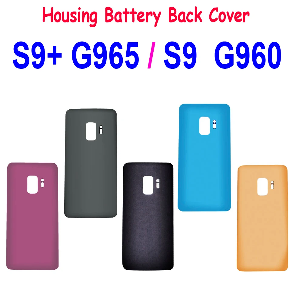 

Samsung Galaxy S9 Plus S9+ G965 SM-G965F S9 G960 SM-960F Back Battery Cover Housing Repair Cover Rear Door Case Replacement