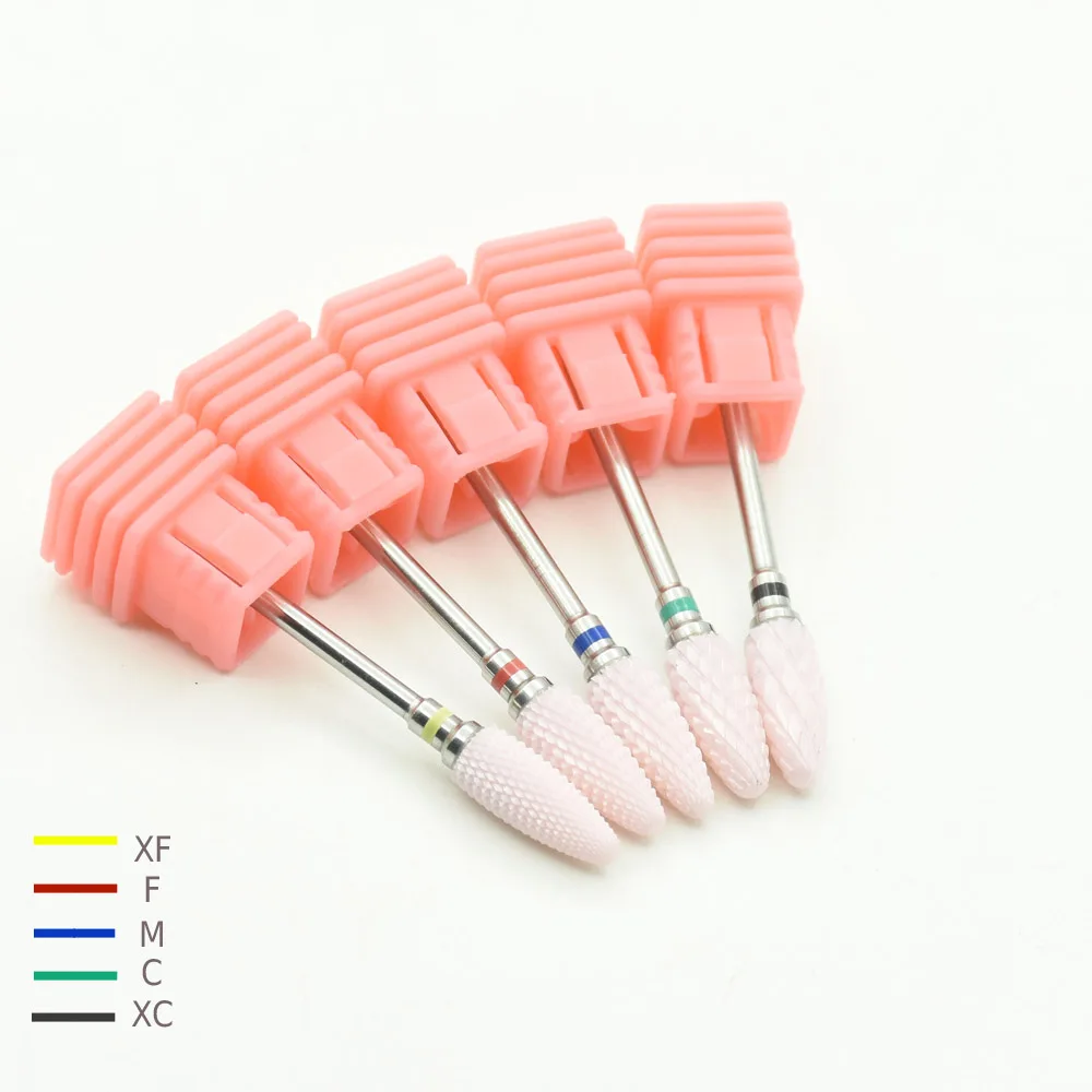 Электрическое сверло для ногтей 1 шт. керамическая полировальная головка из