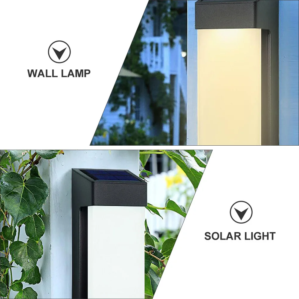 

1pc Home Outdoor Wall Lamp Waterproof Solar Light Creative Garden Lamp
