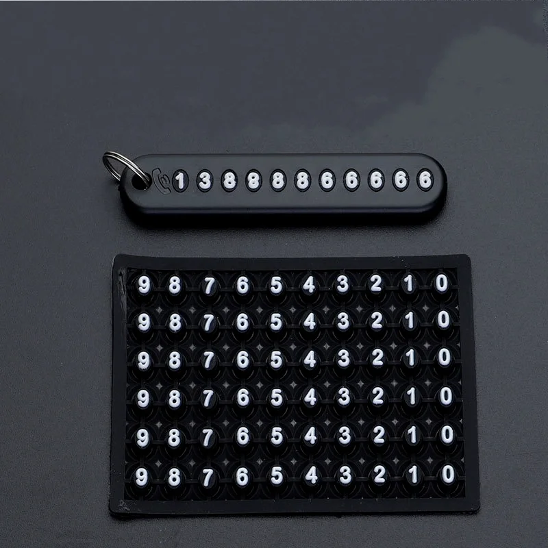 car anti lost keychain with phone number strip card weave rope pendant key holder gift for men women keyfob accessories free global shipping