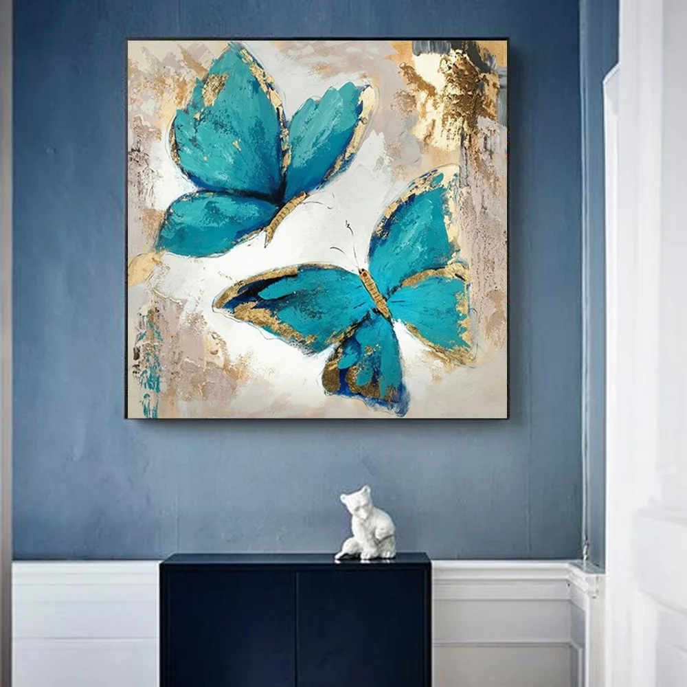 HD печати современный скандинавский Стиль животных бабочка картина Картина на